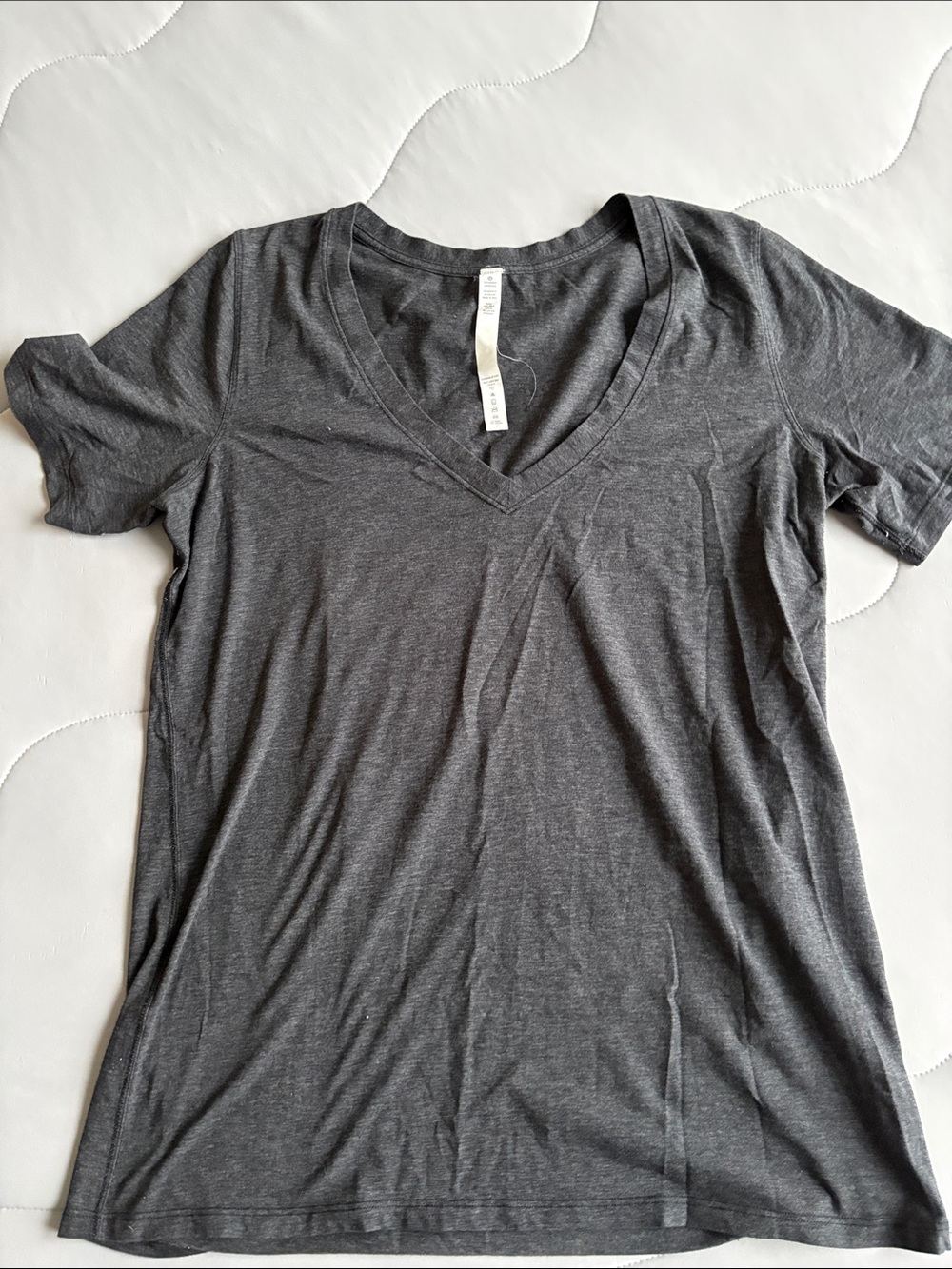Everyday V-Neck Tee - Charcoal Gray